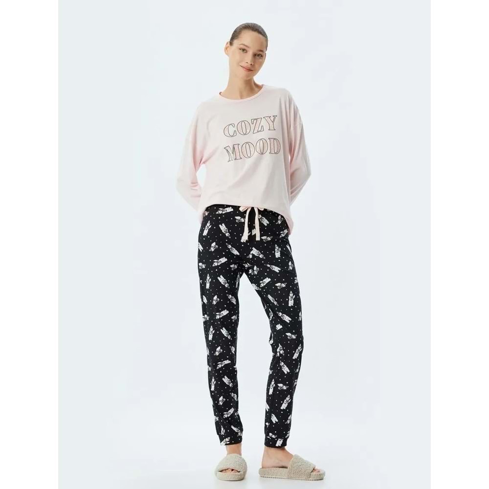 Örgü Pijama Takımı - 5WLK40057MK - XS - ST00007456-417995