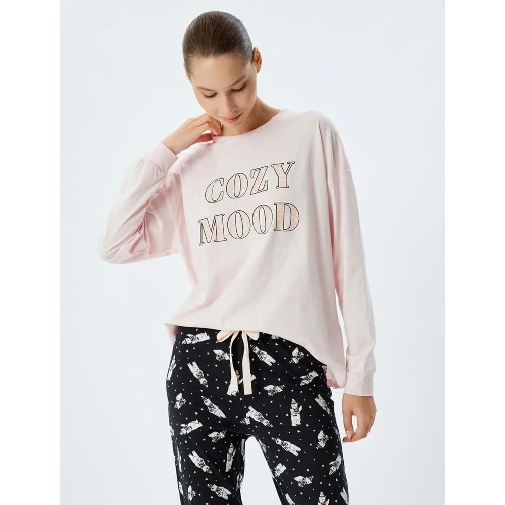 Örgü Pijama Takımı - 5WLK40057MK - XS - ST00007456-417995