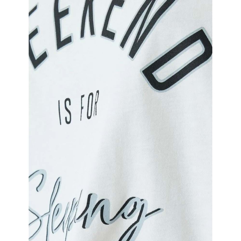 Pijama Takımı Baskılı Uzun Kollu - 5WLK40063MK - XS - ST00007480-418192