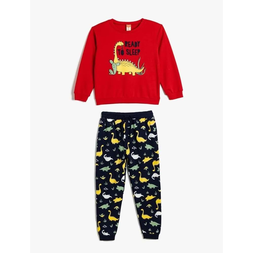 Erkek Bebek Pamuklu Pijama Takımı 5WMB10024TK