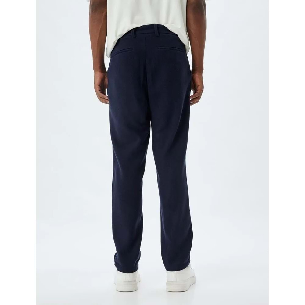 Chino Pantolon Cep Detaylı Viskon Karışımlı - KOTON - 5WAM40025HW - LACİVERT - 40