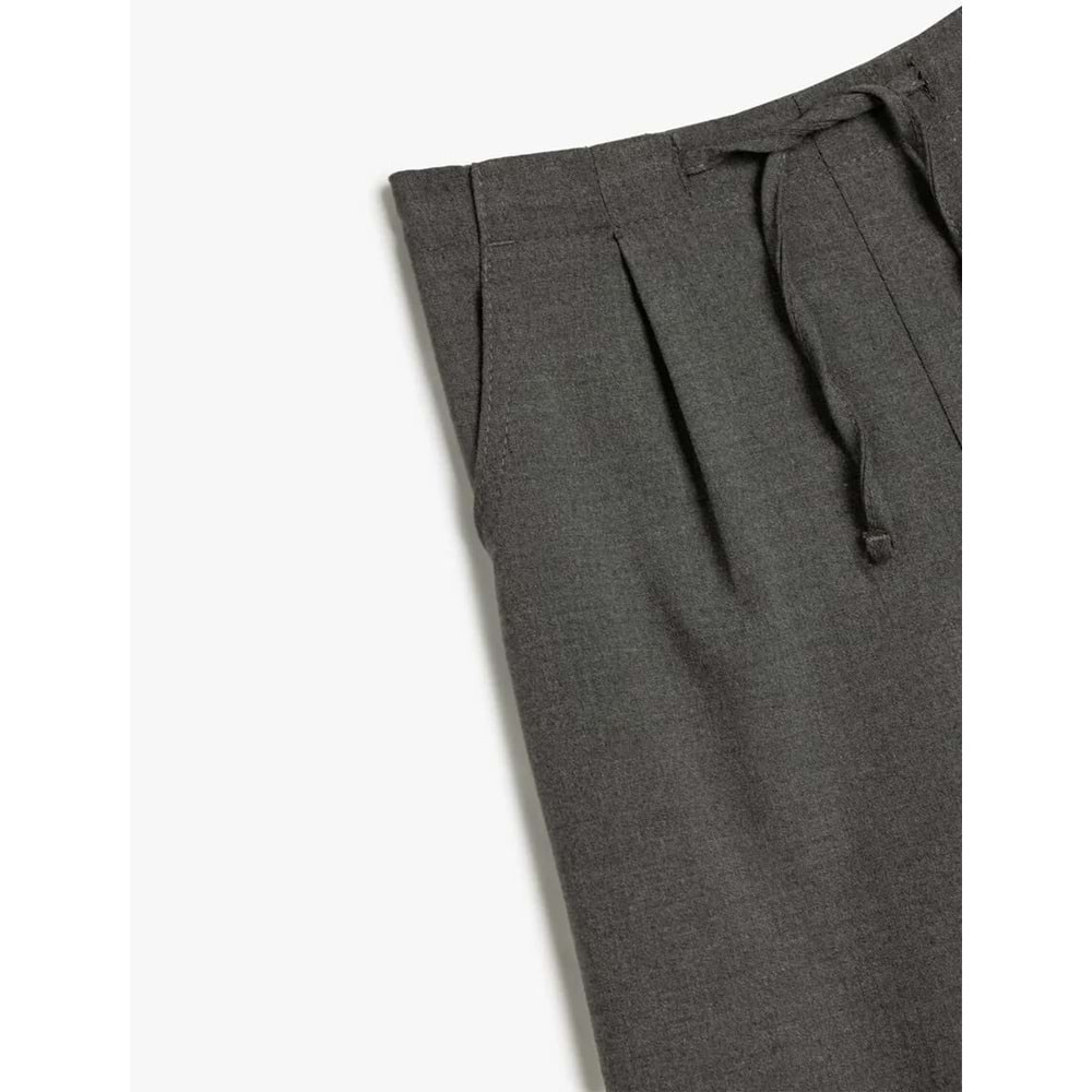 Kız Çocuk Geniş Paça Pantolon Beli Lastikli - KOTON - 5WKG40026AW - 5-6 YAŞ