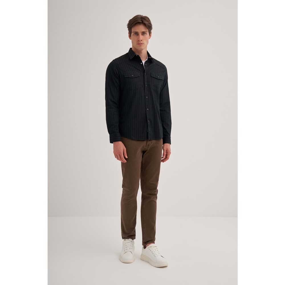 CAZ 2704 DENIM GÖMLEK - CAZADOR - 24KCEJJ02704 - HAKİ - L