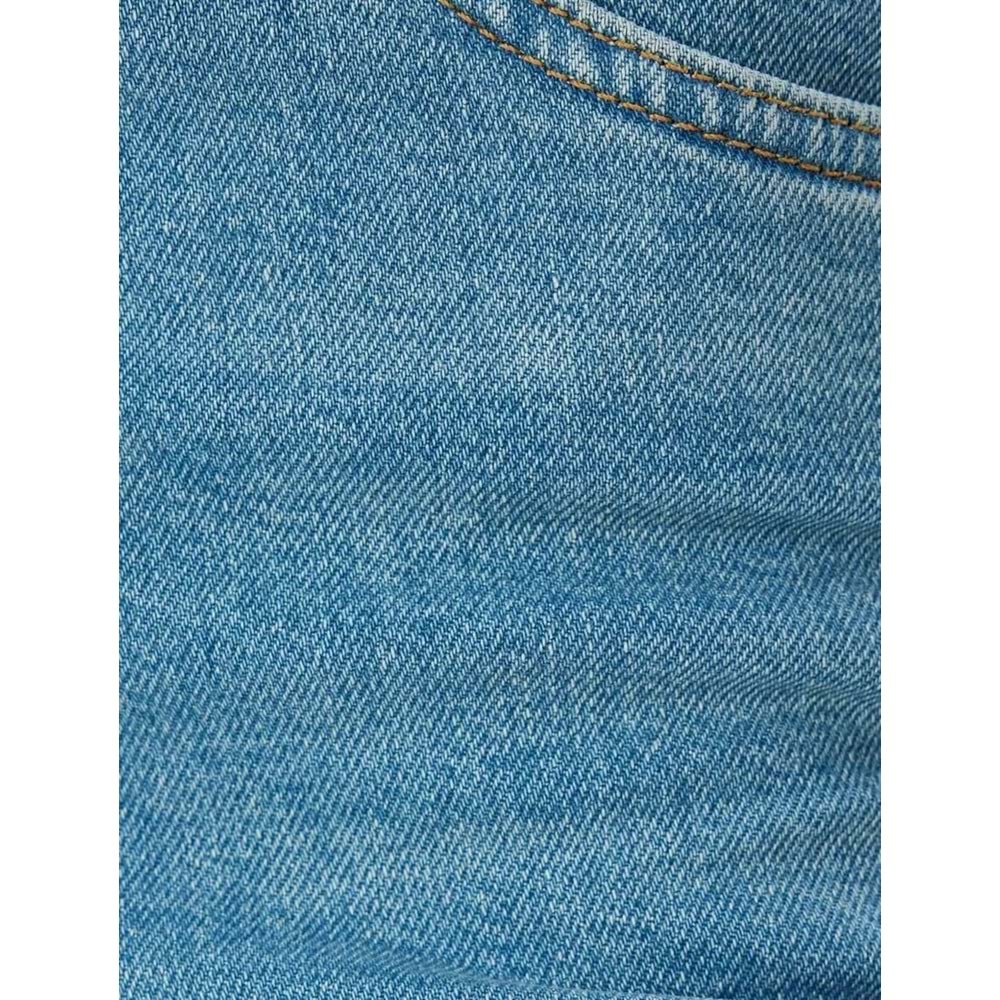 Slim Fit Kot Pantolon Düz Paça Normal Bel - KOTON - 5WAL40055MD - AÇIK İNDİGO - 25/32