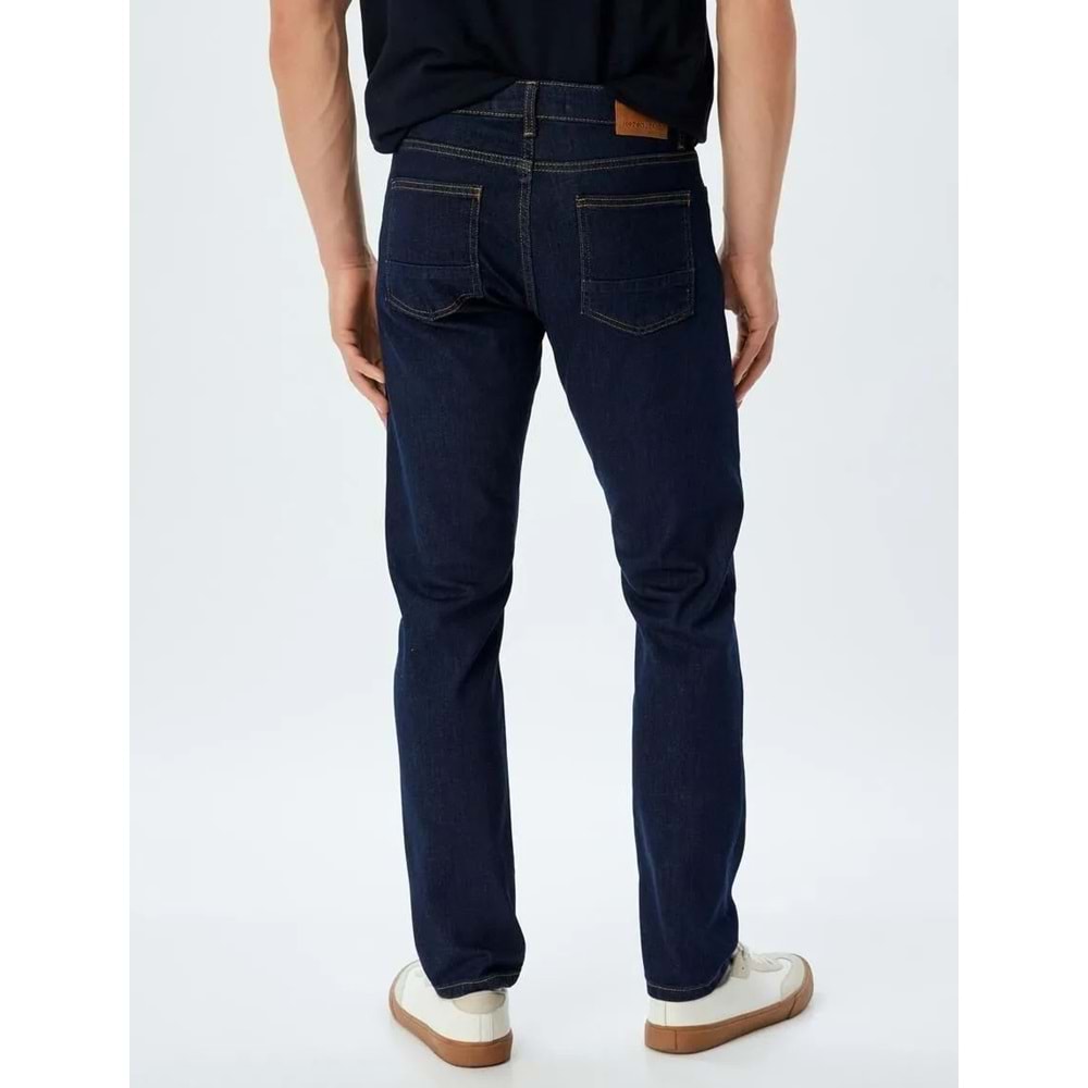 Slim Fit Kot Pantolon - Brad Jean - KOTON - 5WAM40112ID - KOYU İNDİGO - 32/30