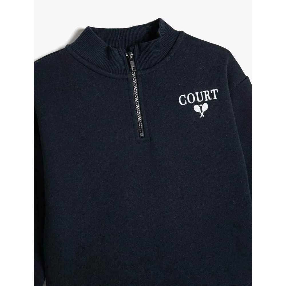 Erkek Çocuk Giyim Sweatshirt - KOTON - 5WKB10401TK - LACİVERT - 7-8 YAŞ