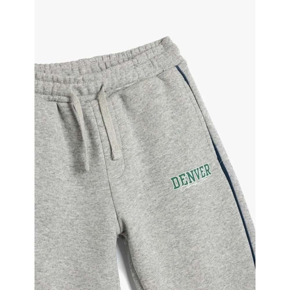 Erkek Çocuk Giyim Eşofman Altı - KOTON - 5WKB40152TK - GRİ - 6-7 YAŞ