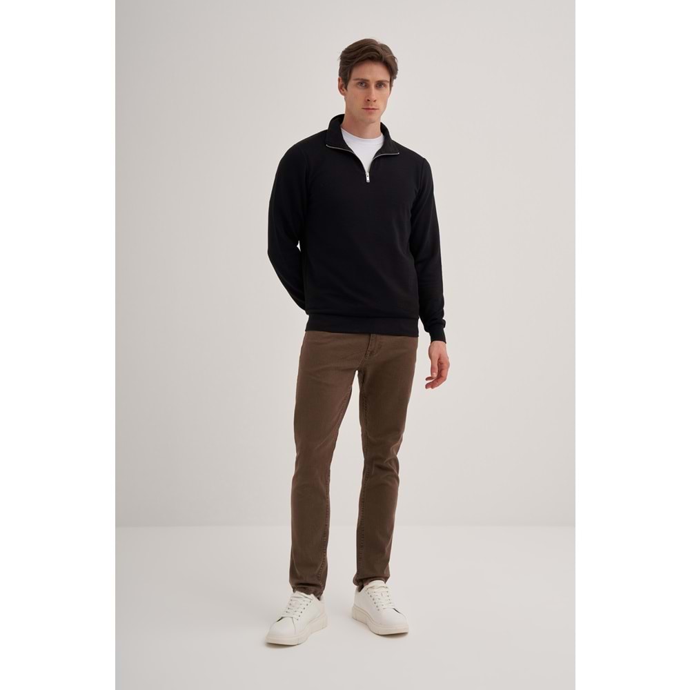 CAZ 5234 OTTOMAN SWEAT - CAZADOR - 24KCEEO05234 - SİYAH - L