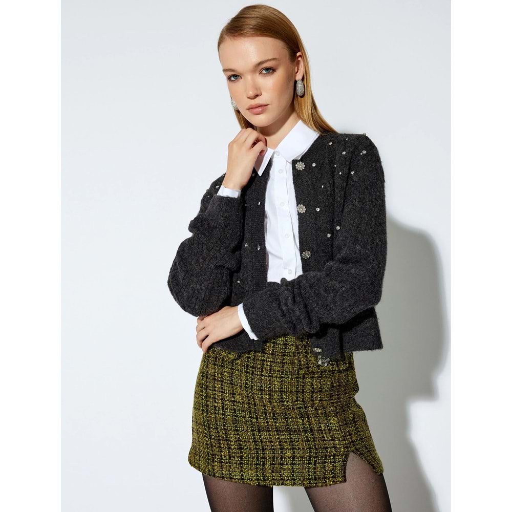 Kadın Giyim Poplin Gömlek Önden Çift Pens Detaylı Pamuklu 5WAK60157UW - KOTON - 5WAK60157UW - BEYAZ - 36