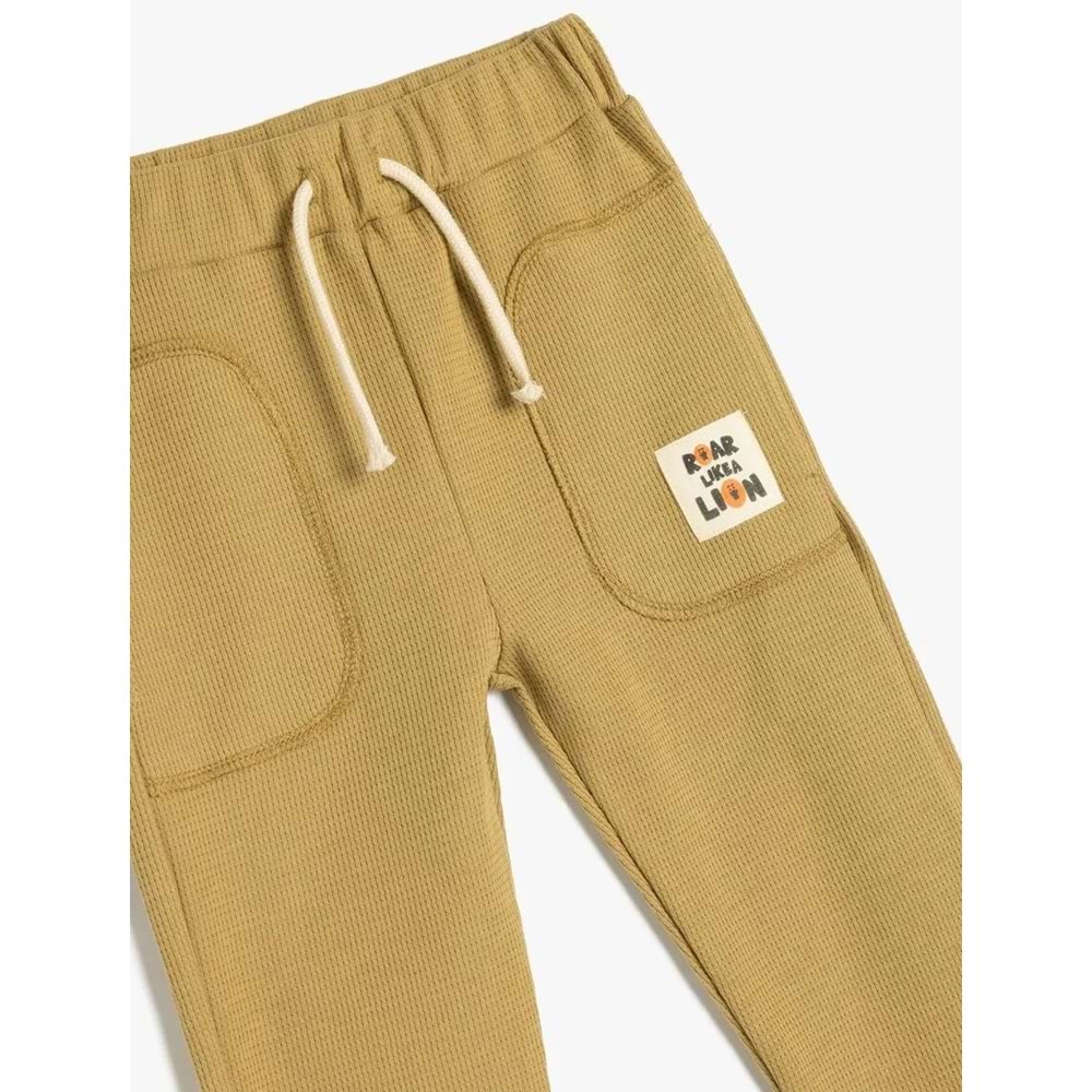 Erkek Bebek Jogger Eşofman Altı 5SMB40015TK - KOTON - YEŞİL - 9-12 AY