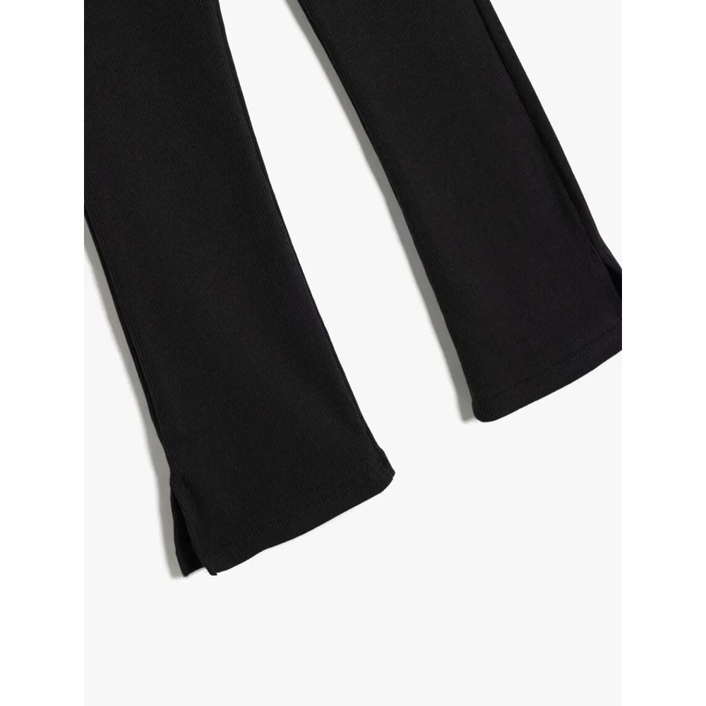 Kız Bebek İspanyol Paça Tayt Tek Cepli Yırtmaç Detaylı 5SMG40009AK