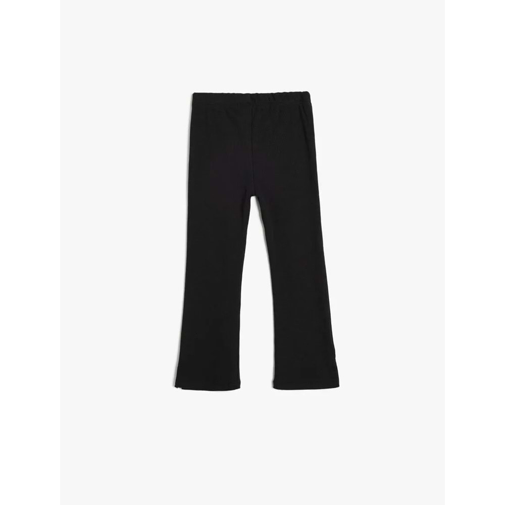 Kız Bebek İspanyol Paça Tayt Tek Cepli Yırtmaç Detaylı 5SMG40009AK