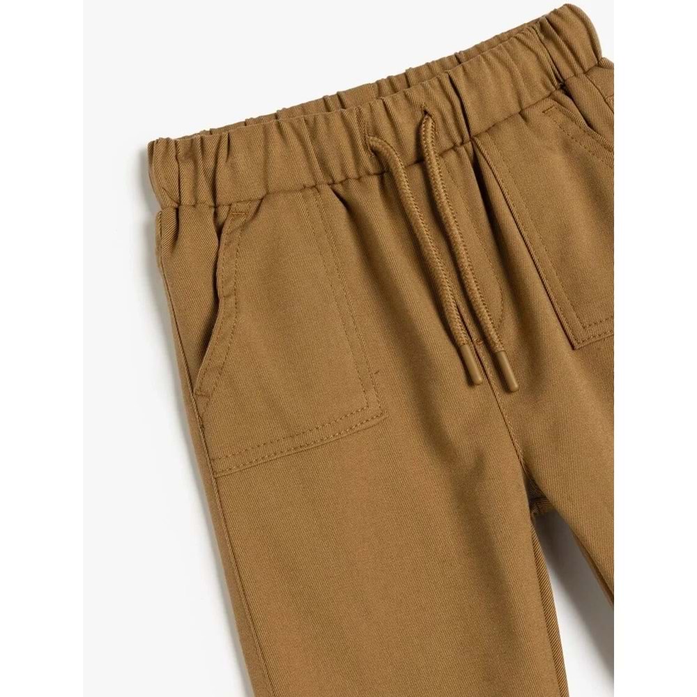 Erkek Bebek Jogger Pantolon 5SMB40033TW - KOTON - DEVE TÜYÜ - 9-12 AY