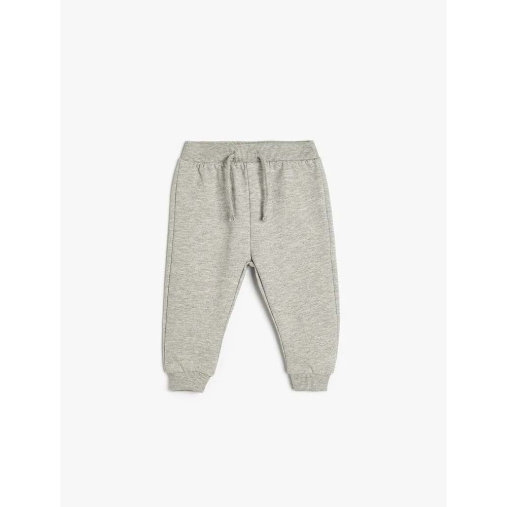 Erkek Bebek Basic Jogger Eşofman Altı 5SMB40034TK - KOTON - GRİ - 4-5 YAŞ