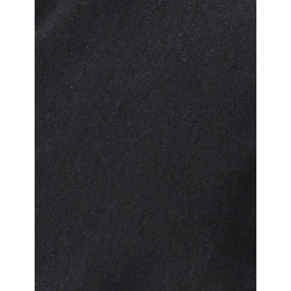 Uzun Kollu Slim Fit Klasik Poplin Gömlek 5SAK60158UW - KOTON - SİYAH - 38