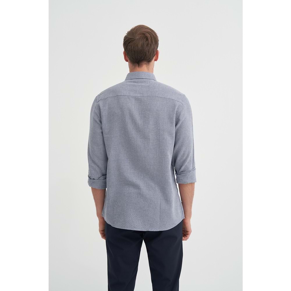 CAZ 2029 U.KOL GÖMLEK - CAZADOR - LACİVERT - XL