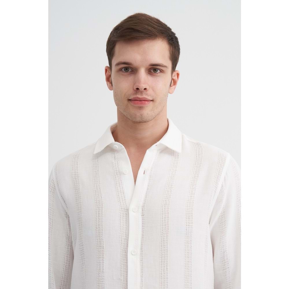 CAZ 2052 U.KOL GÖMLEK