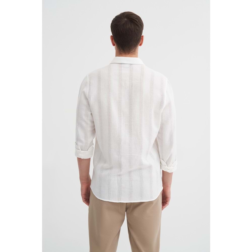 CAZ 2052 U.KOL GÖMLEK