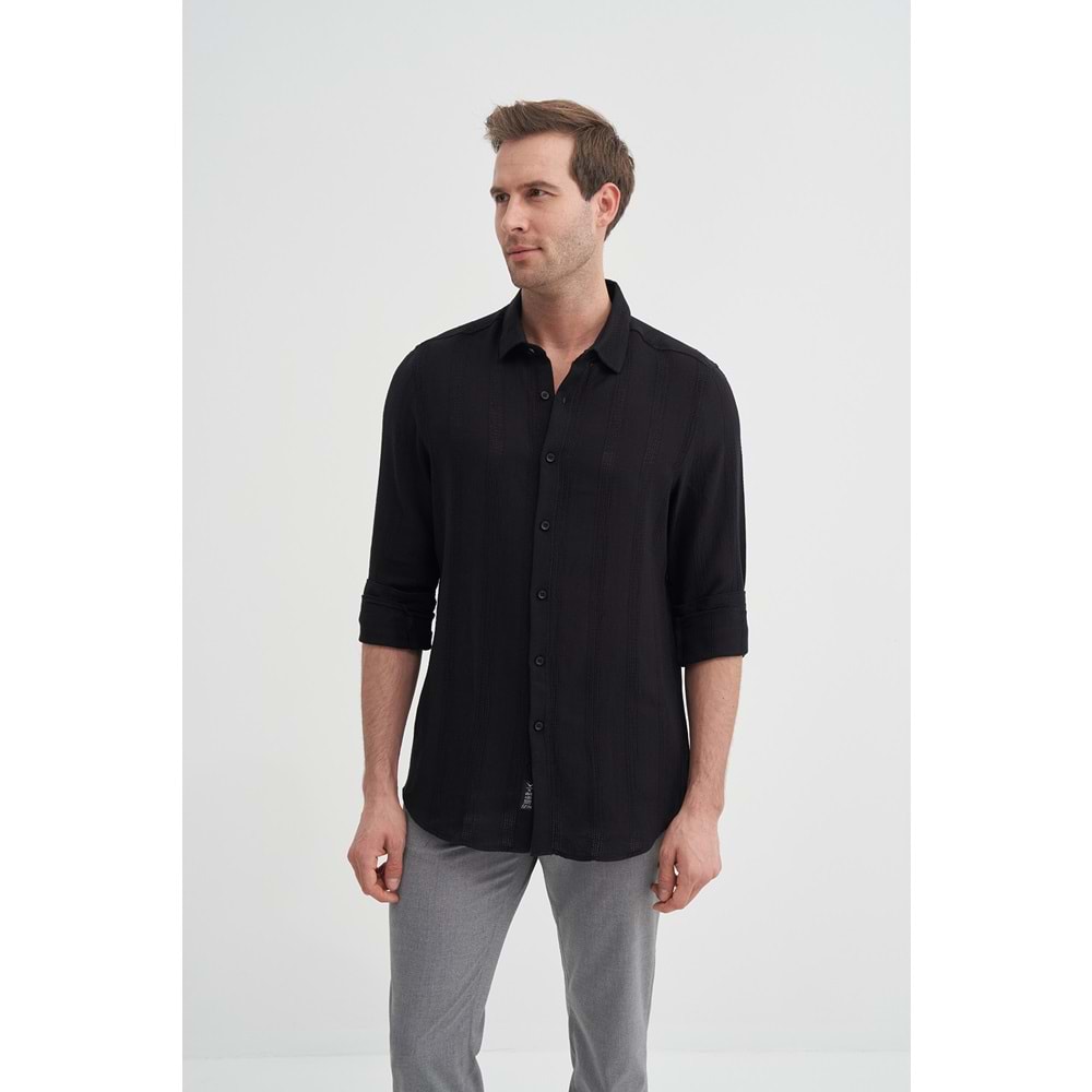 CAZ 2052 U.KOL GÖMLEK