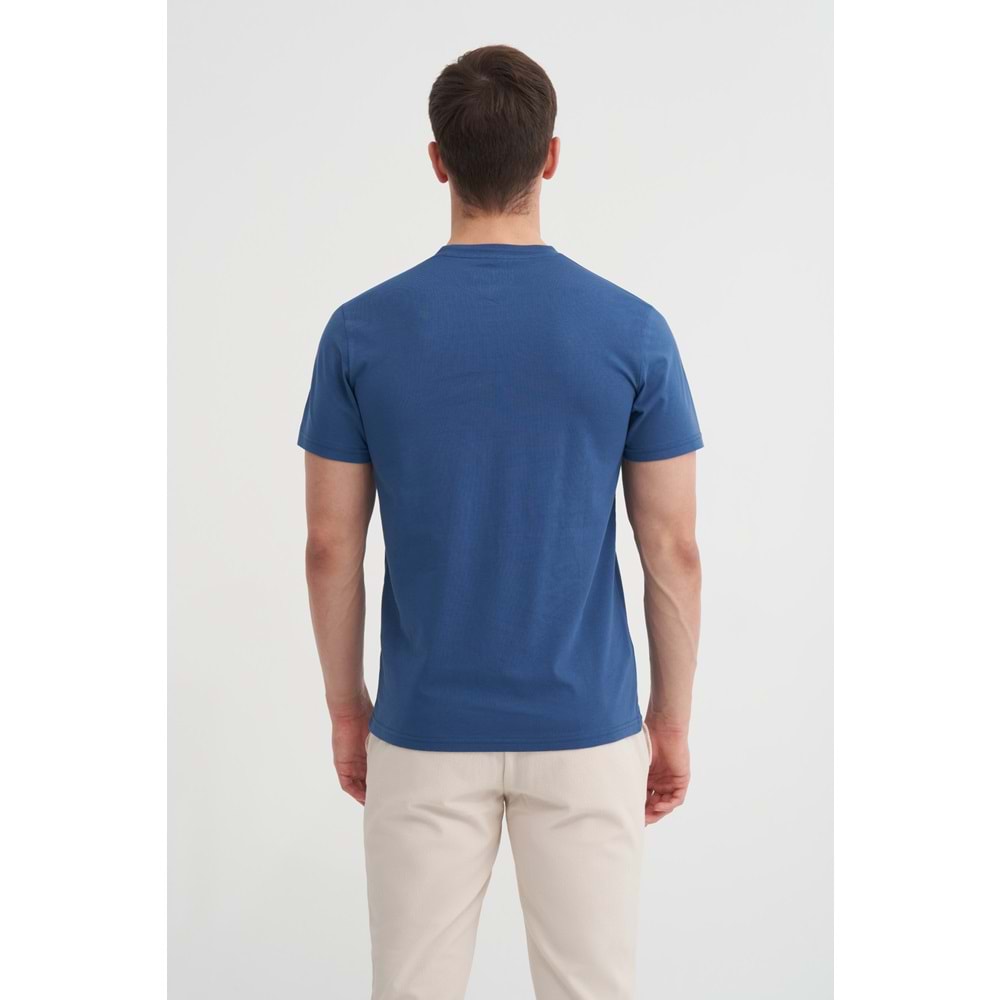 CAZ 4043 BIS YK T-SHIRT - CAZADOR - İNDİGO - M