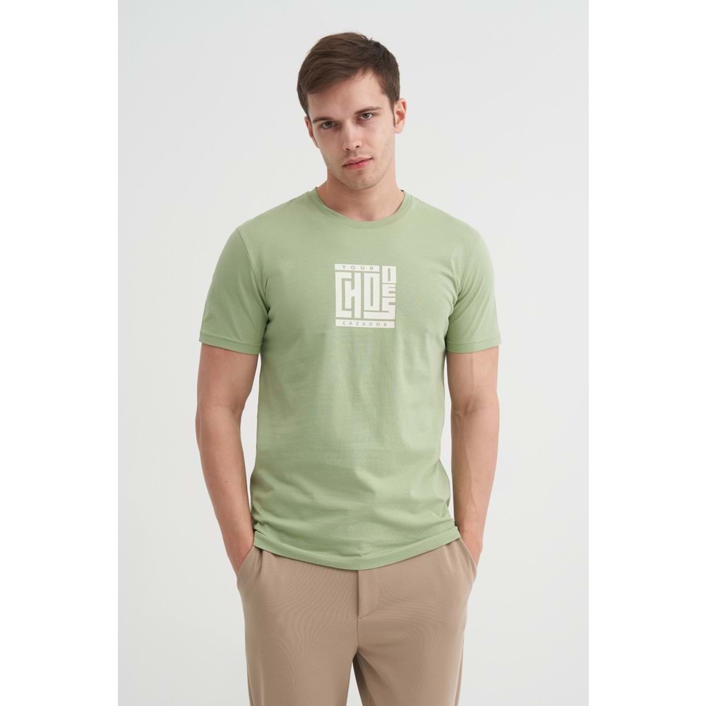 CAZ 4165 BIS YK T-SHIRT - CAZADOR - KÜF YEŞİLİ - L