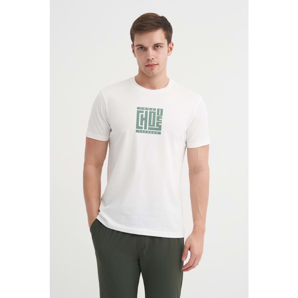CAZ 4165 BIS YK T-SHIRT - CAZADOR - EKRU - M