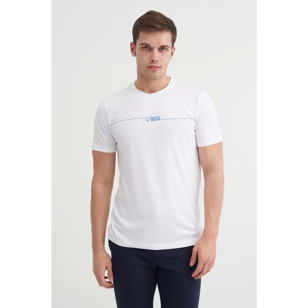 CAZ 4206 BIS YK T-SHIRT - CAZADOR - BEYAZ - XL