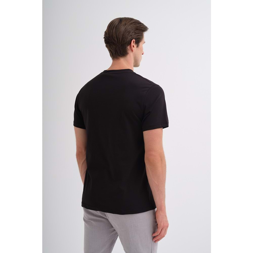 CAZ 4233 BIS YK T-SHIRT - CAZADOR - SİYAH - L