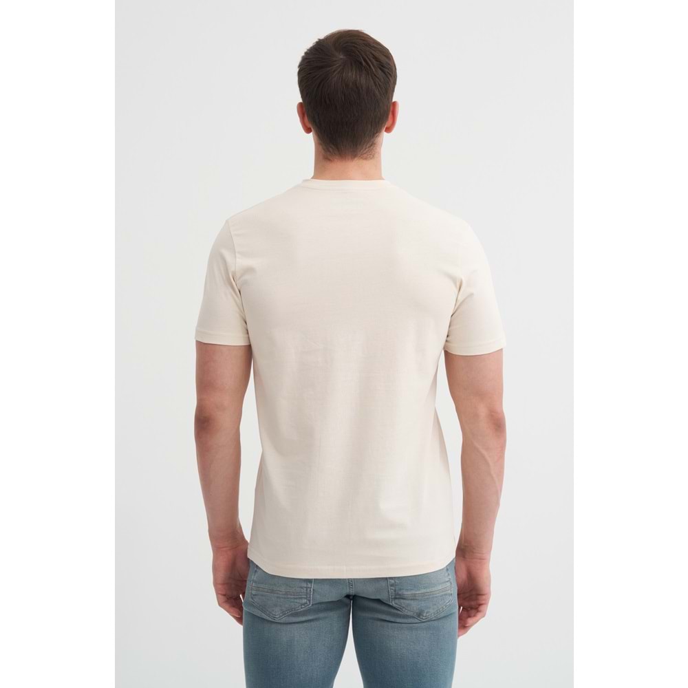 CAZ 4623 STN. BİS SÜPREM T-SHIRT - CAZADOR - BEJ - L
