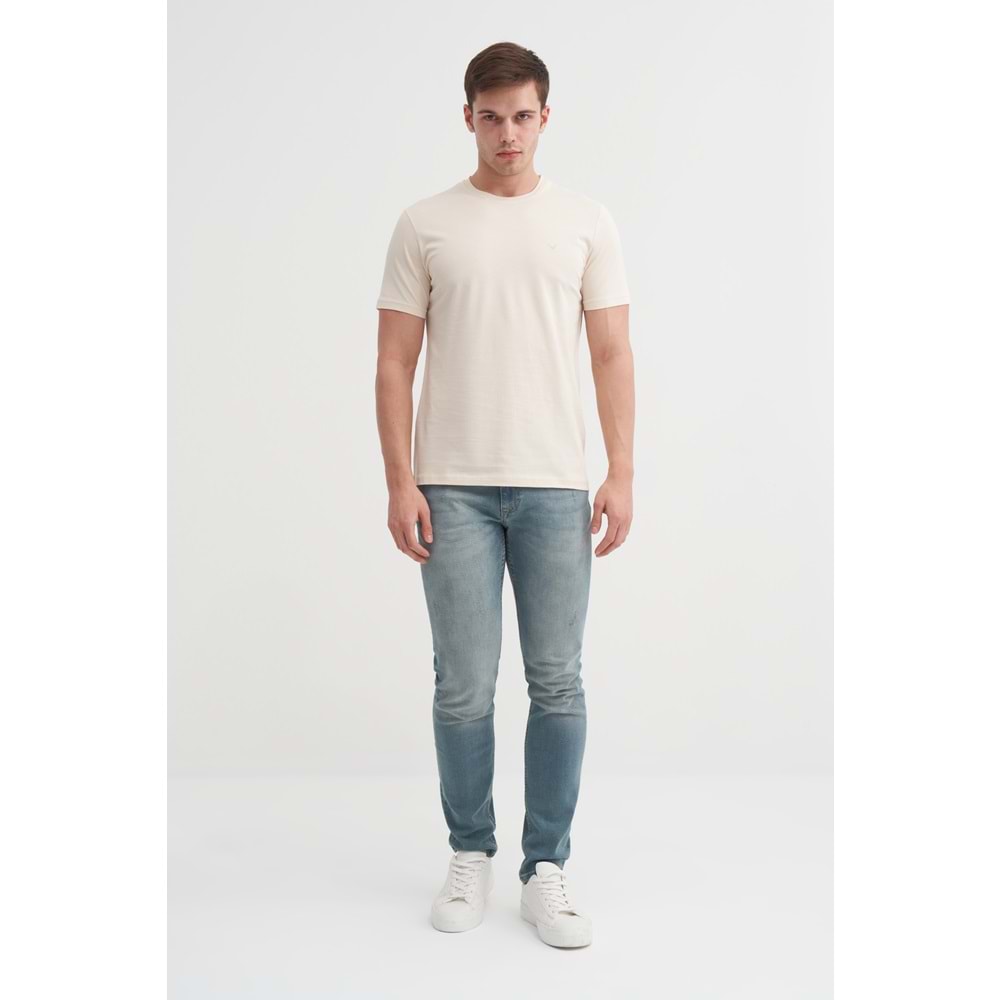 CAZ 4623 STN. BİS SÜPREM T-SHIRT - CAZADOR - BEJ - L