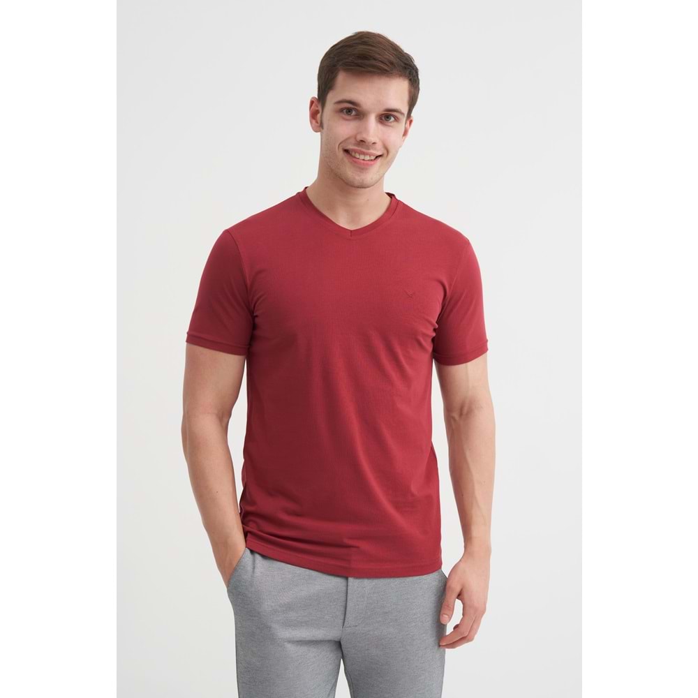 CAZ 4624 STN. V SÜPREM T-SHIRT - CAZADOR - BORDO - M