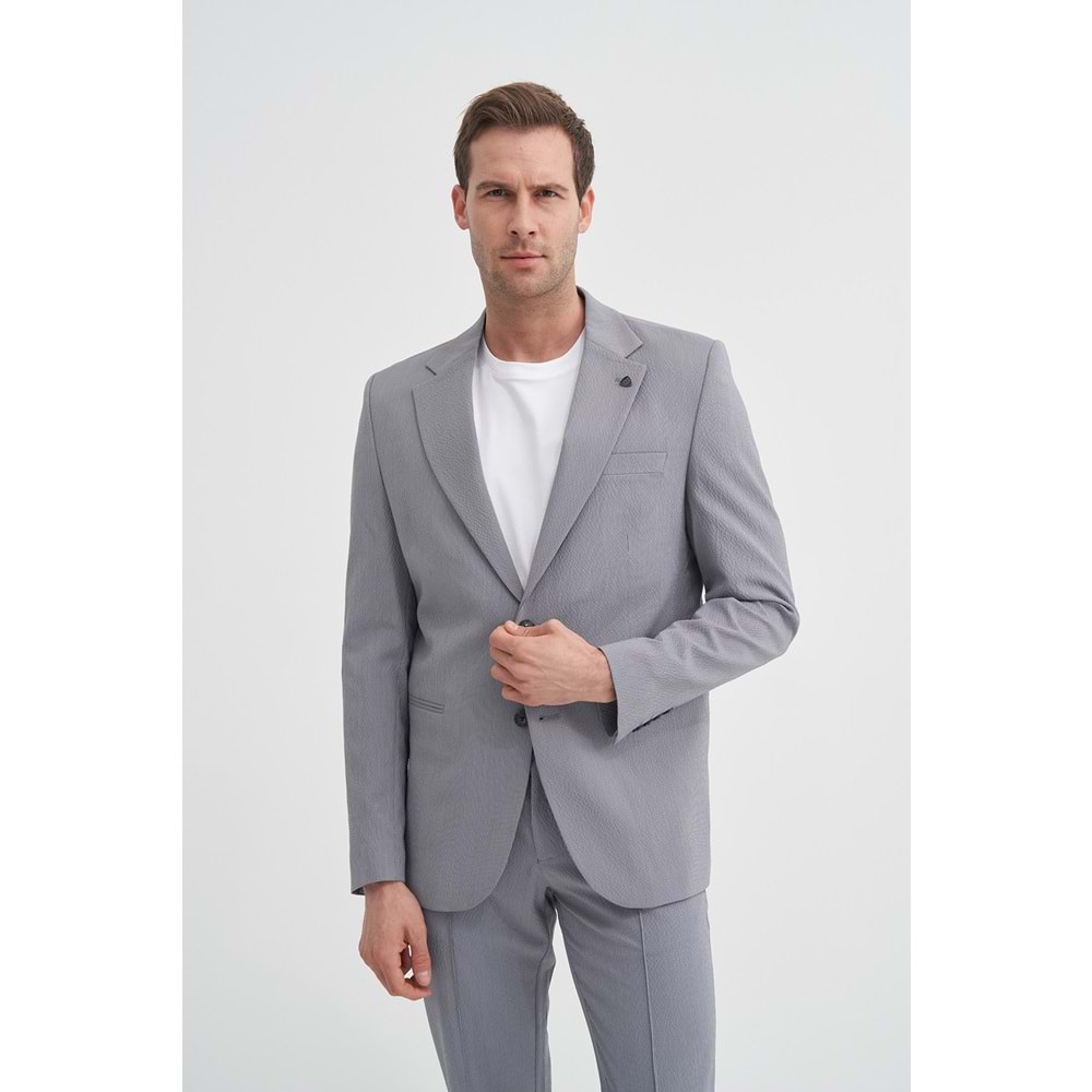 CAZ 1101 BLAZER CEKET - CAZADOR - GRİ - 50