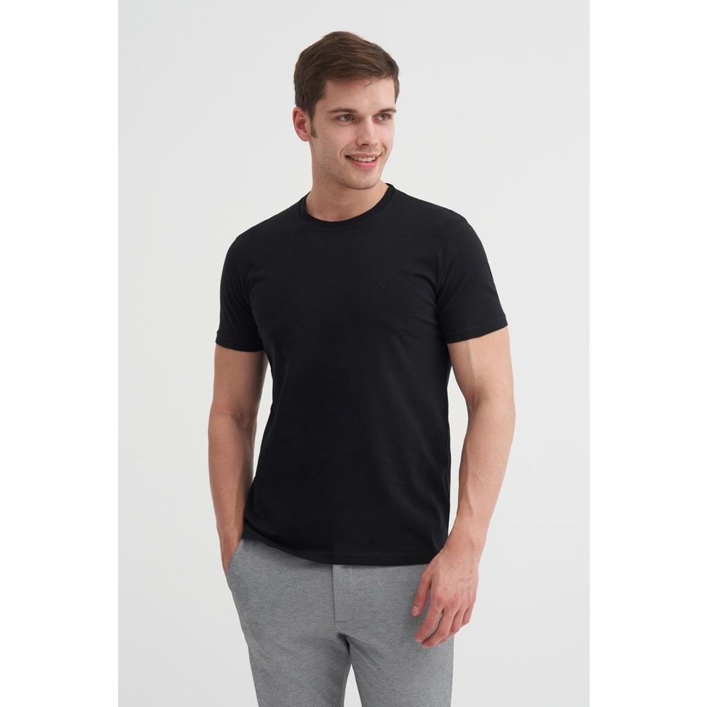 CAZ 4623 STN. BİS SÜPREM T-SHIRT - CAZADOR - SİYAH - L