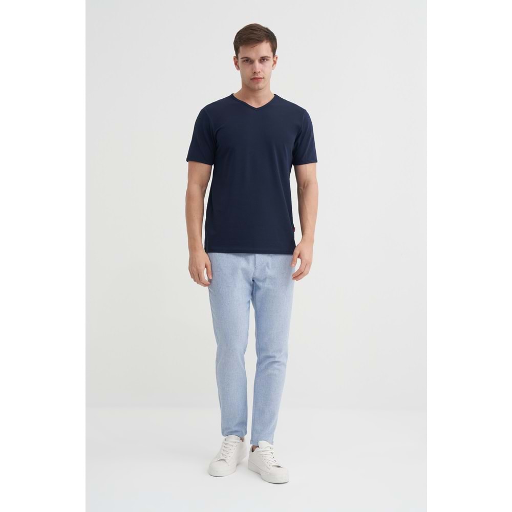 CAZ 4619 STN V. T-SHIRT - CAZADOR - LACİVERT - L
