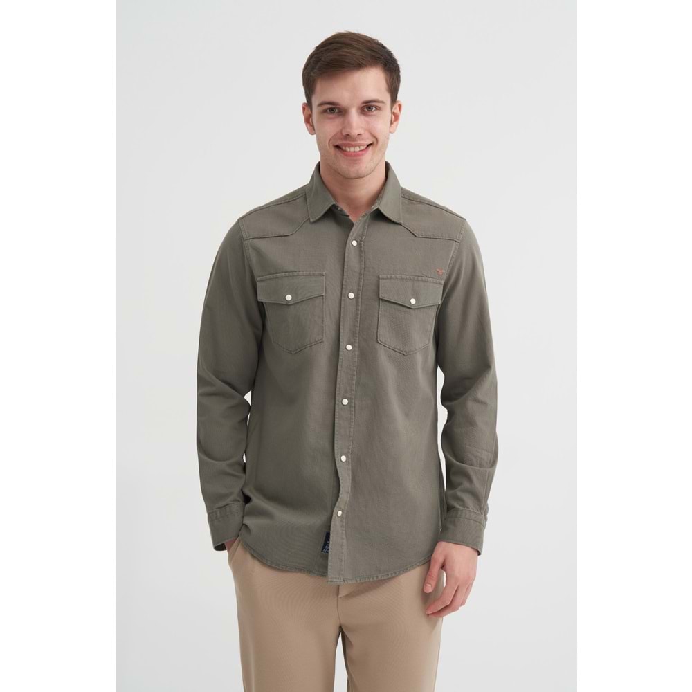 CAZ 2046 U.KOL GÖMLEK