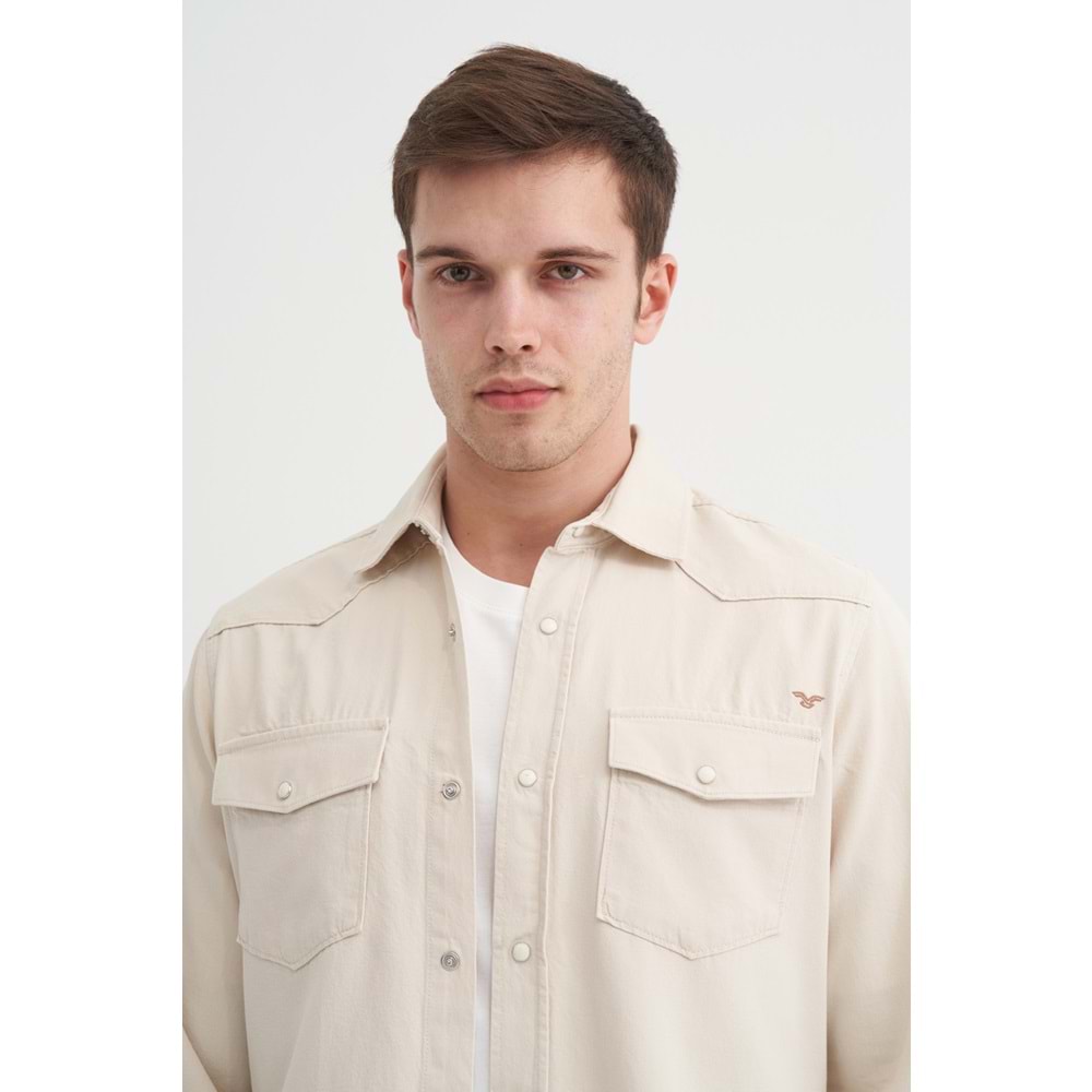 CAZ 2046 U.KOL GÖMLEK