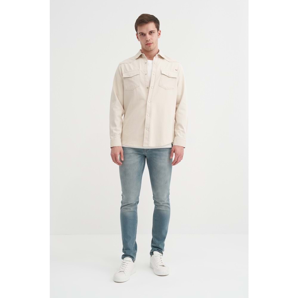 CAZ 2046 U.KOL GÖMLEK