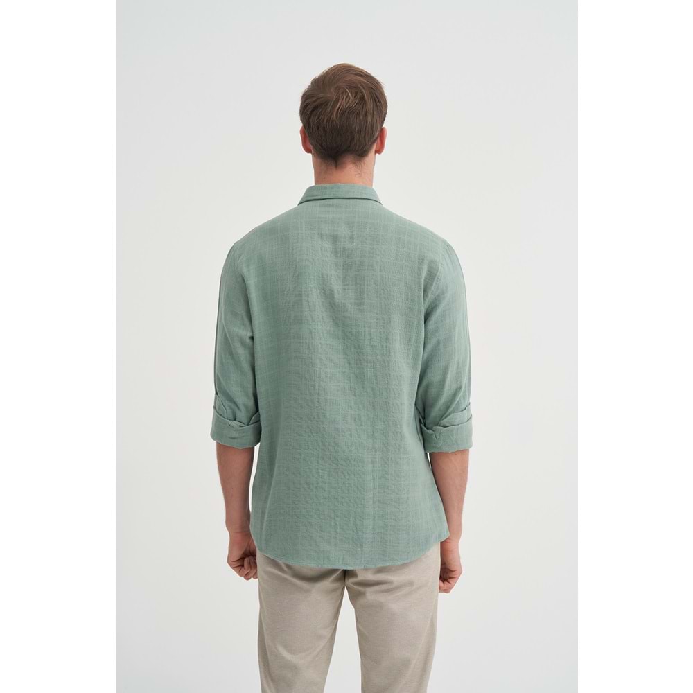 CAZ 2056 U.KOL GÖMLEK