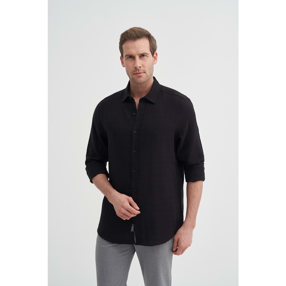 CAZ 2056 U.KOL GÖMLEK