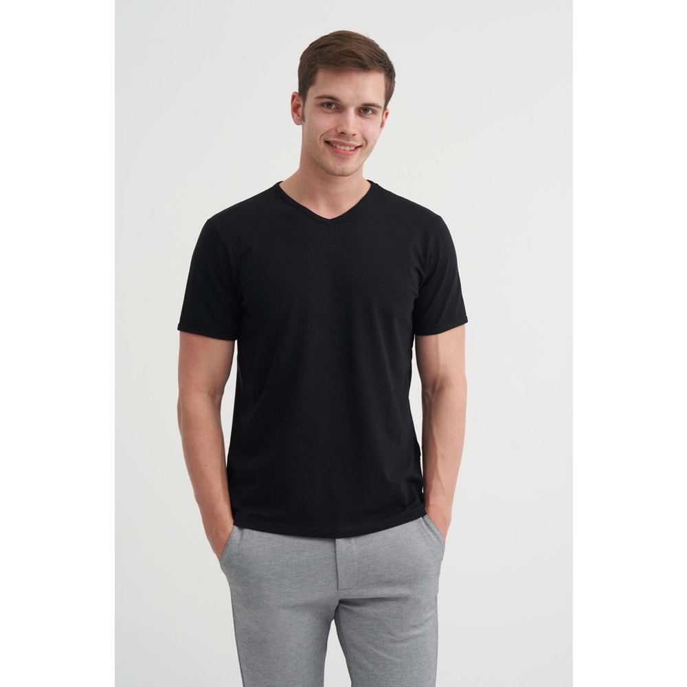 CAZ 4619 STN V. T-SHIRT - CAZADOR - SİYAH - L