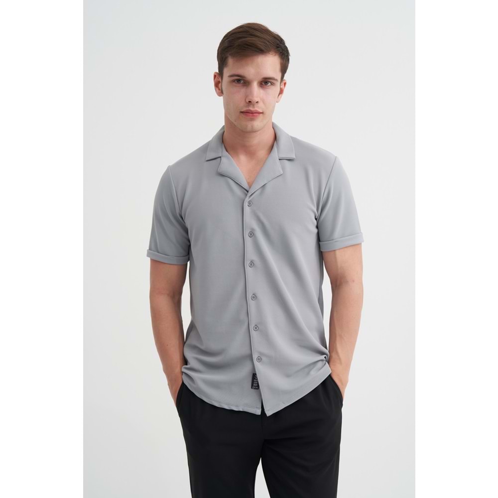 CAZ 2051 K.KOL GÖMLEK - CAZADOR - GRİ - M