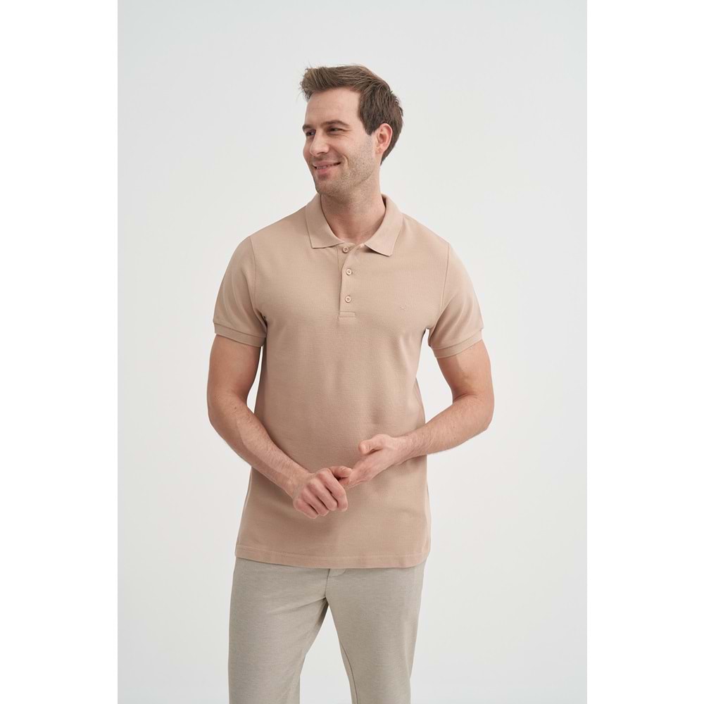 CAZ 4613 POLO PİKE T-SHIRT - CAZADOR - SAFARİ - L