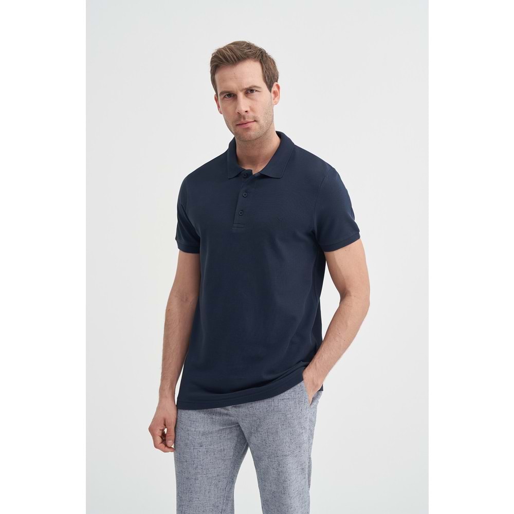 CAZ 4613 POLO PİKE T-SHIRT - CAZADOR - LACİVERT - M