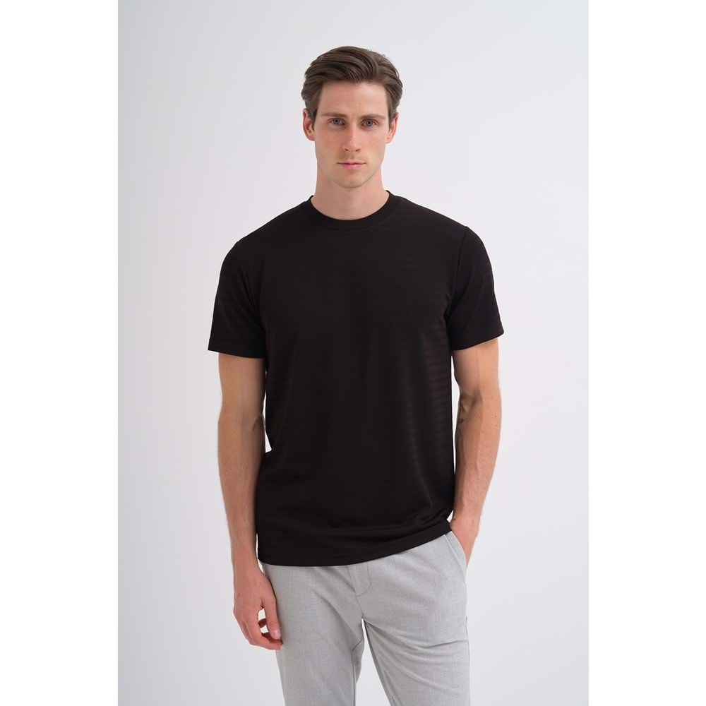 CAZ 4047 BIS YK T-SHIRT - CAZADOR - SİYAH - S