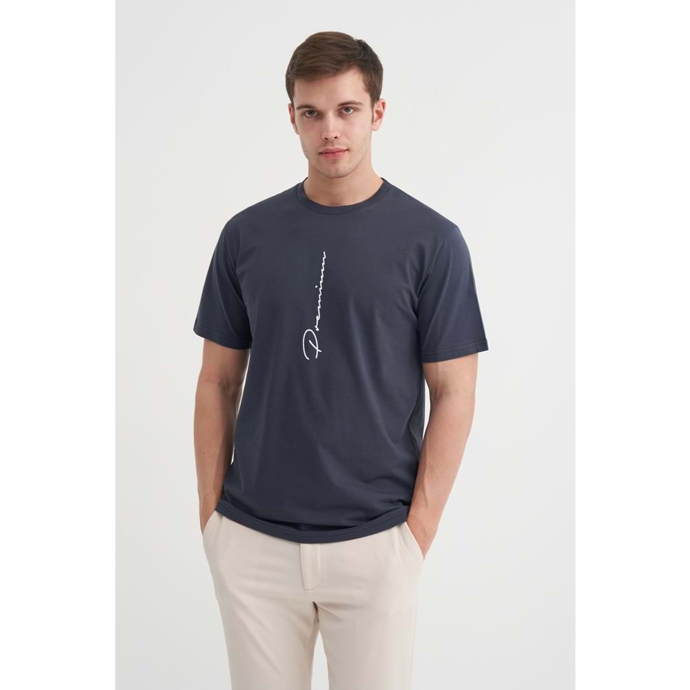 CAZ 4091 BIS YK T-SHIRT - CAZADOR - ANTRASİT - M
