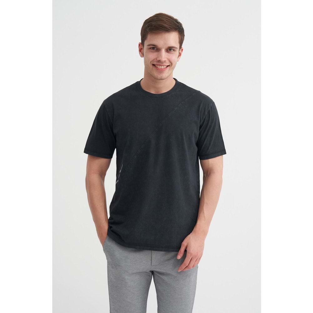 CAZ 4115 BIS YK T-SHIRT - CAZADOR - SİYAH - M