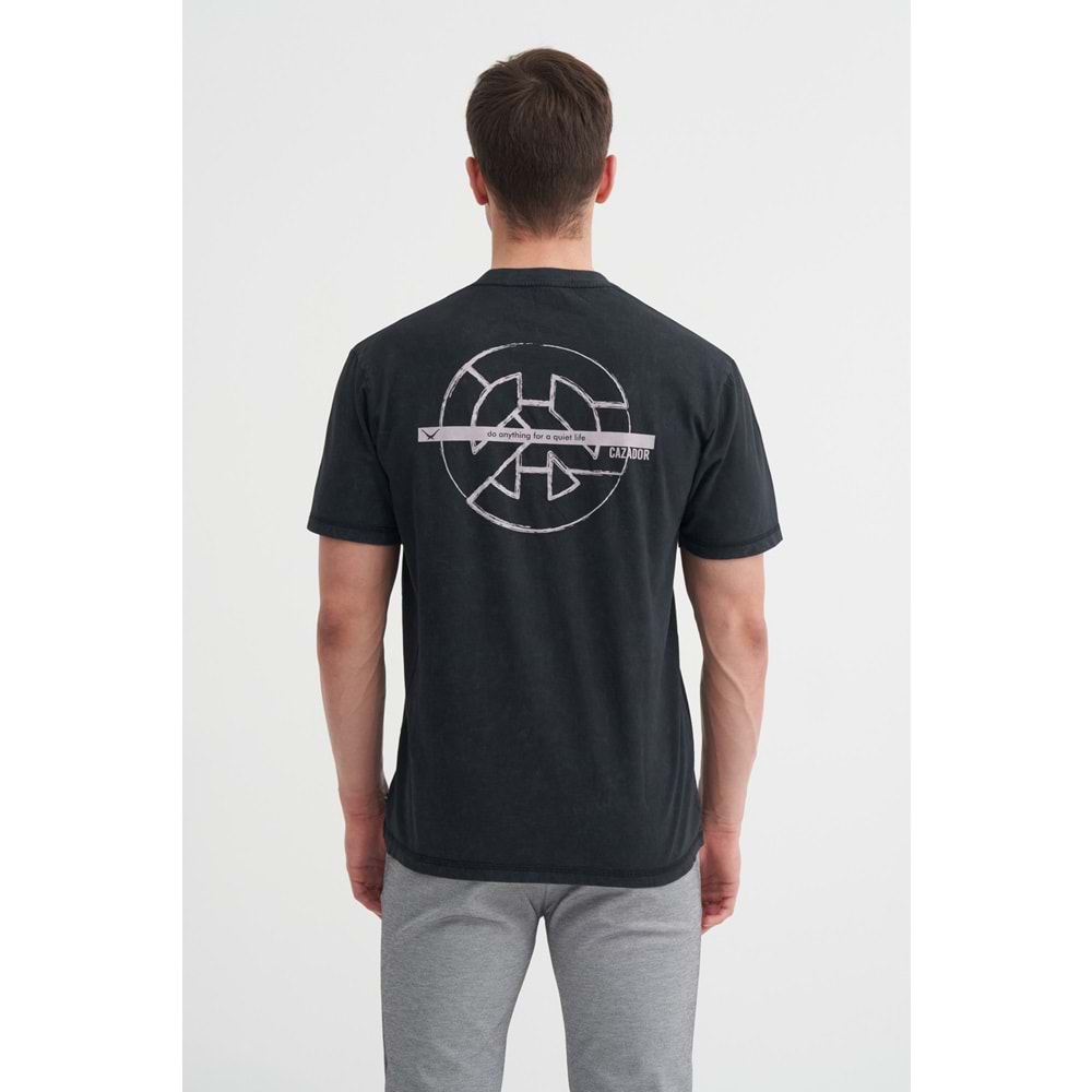 CAZ 4115 BIS YK T-SHIRT - CAZADOR - SİYAH - M