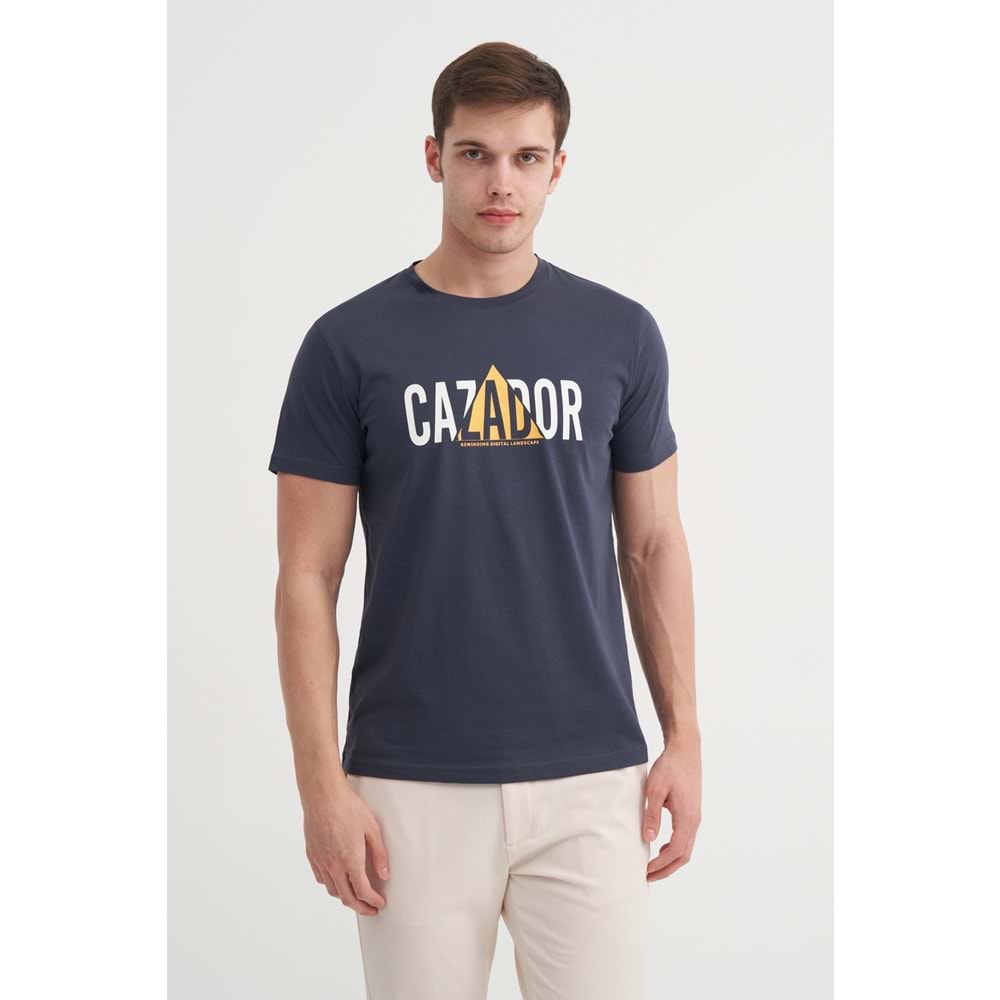 CAZ 4155 BIS YK T-SHIRT - CAZADOR - KOYU GRİ - L