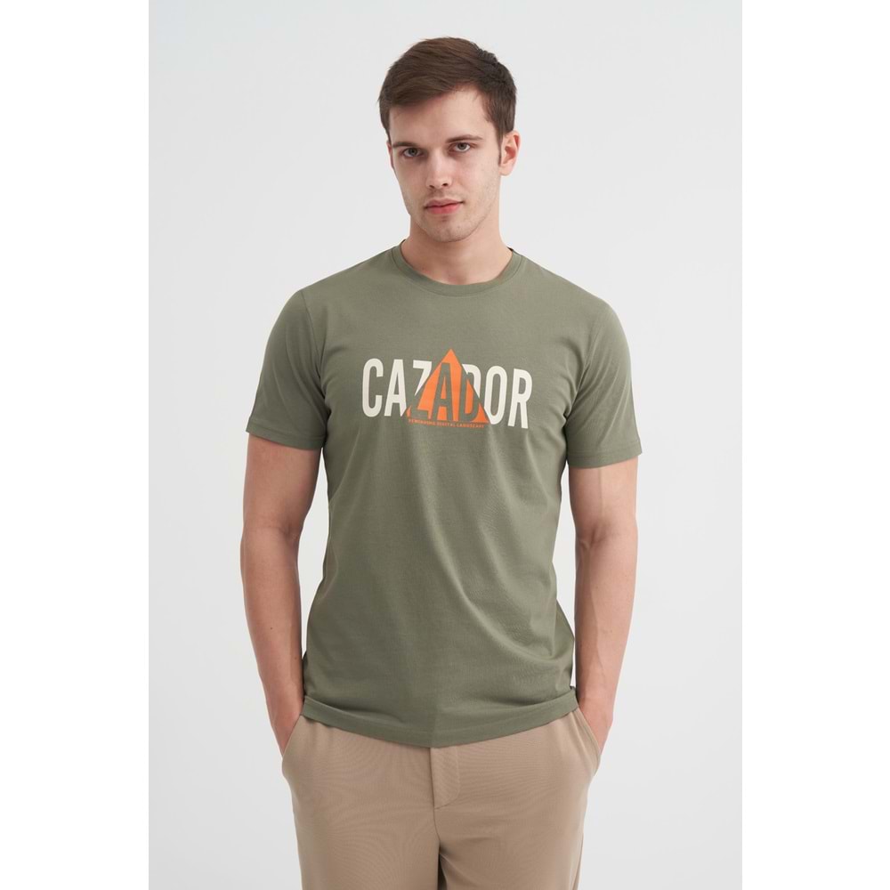CAZ 4155 BIS YK T-SHIRT - CAZADOR - HAKİ - M