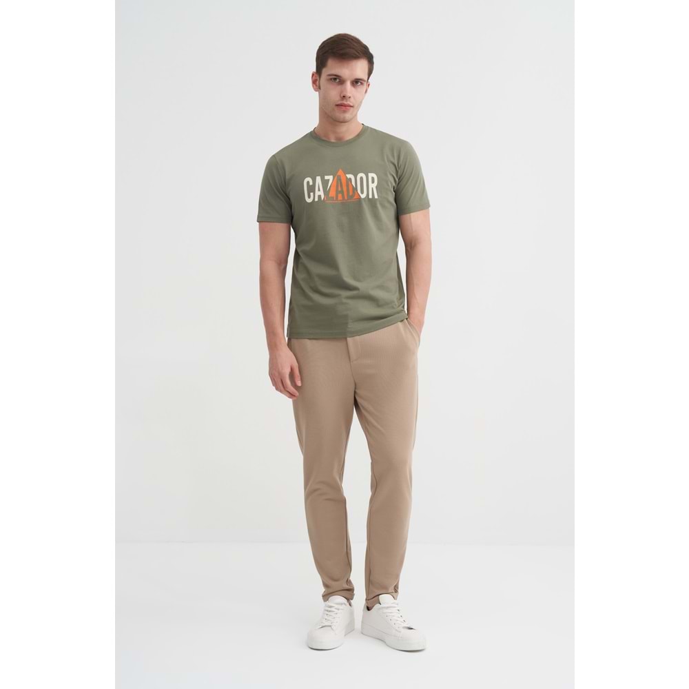 CAZ 4155 BIS YK T-SHIRT - CAZADOR - HAKİ - M
